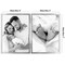 Americanflat Hinged Picture Frame with Shatter-Resistant Glass - Modern Metal Picture Frame Displays Two Photos - Elegant Photo Frames for Tabletop Display